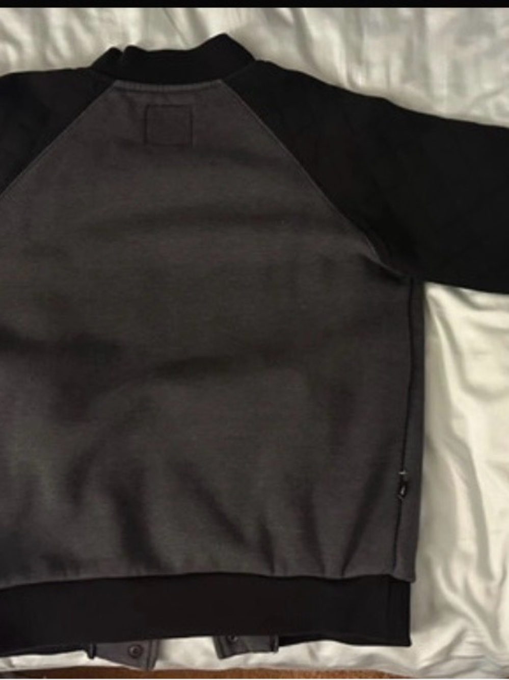 Matix Men's Two-Tone Gray and Black Crewneck Sweatshirt